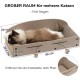 FUKUMARU Cat Scratching Board, 66 cm, Durable Scratching Cardboard and Felt, Large Lounger, 2 Reversible Cat Scratching Pads for Cats, Recyclable Cat Scratching Bed Made of Corrugated Cardboard with FUKUMARU Cat Scratching Board, 66 cm, Durable Scratching Cardboard and Felt, Large Lounger, 2 Reversible Cat Scratching Pads for Cats, Recyclable Cat Scratching Bed Made of Corrugated Cardboard with