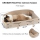 FUKUMARU Cat Scratching Board, 66 cm, Durable Scratching Cardboard and Felt, Large Lounger, 2 Reversible Cat Scratching Pads for Cats, Recyclable Cat Scratching Bed Made of Corrugated Cardboard with FUKUMARU Cat Scratching Board, 66 cm, Durable Scratching Cardboard and Felt, Large Lounger, 2 Reversible Cat Scratching Pads for Cats, Recyclable Cat Scratching Bed Made of Corrugated Cardboard with