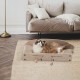 FUKUMARU Cat Scratching Board, 66 cm, Durable Scratching Cardboard and Felt, Large Lounger, 2 Reversible Cat Scratching Pads for Cats, Recyclable Cat Scratching Bed Made of Corrugated Cardboard with FUKUMARU Cat Scratching Board, 66 cm, Durable Scratching Cardboard and Felt, Large Lounger, 2 Reversible Cat Scratching Pads for Cats, Recyclable Cat Scratching Bed Made of Corrugated Cardboard with