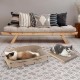 FUKUMARU Cat Scratching Board, 66 cm, Durable Scratching Cardboard and Felt, Large Lounger, 2 Reversible Cat Scratching Pads for Cats, Recyclable Cat Scratching Bed Made of Corrugated Cardboard with FUKUMARU Cat Scratching Board, 66 cm, Durable Scratching Cardboard and Felt, Large Lounger, 2 Reversible Cat Scratching Pads for Cats, Recyclable Cat Scratching Bed Made of Corrugated Cardboard with