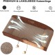 FUKUMARU Cat Scratching Board, 66 cm, Durable Scratching Cardboard and Felt, Large Lounger, 2 Reversible Cat Scratching Pads for Cats, Recyclable, Corrugated Cardboard Cat Scratching Bed with Bell