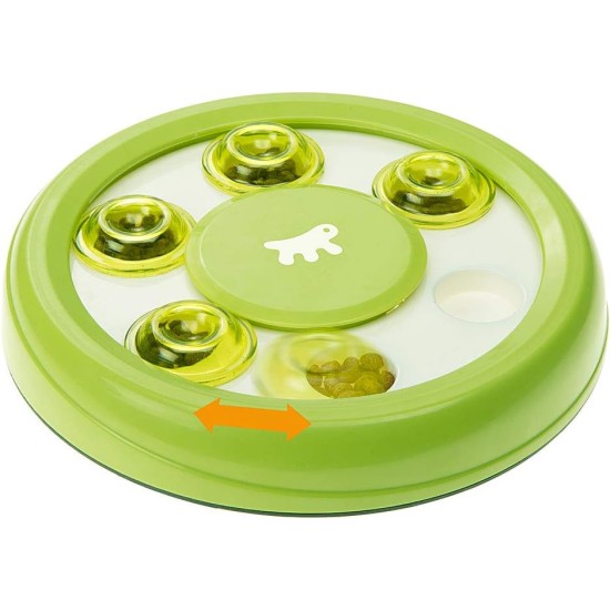 Ferplast Interaktives Spiel für Katzen DISCOVER Sie mit Löchern für Knabbereien aus Kunststoff mit rutschfestem Material, Ø 23 x 4,2 cm Ferplast Interaktives Spiel für Katzen DISCOVER Sie mit Löchern für Knabbereien aus Kunststoff mit rutschfestem Material, Ø 23 x 4,2 cm