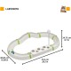 Ferplast Interaktives Spiel für Katzen LABYRINTH-Schaltung mit Frühlingsspielzeug, Katzenspielzeug inklusive Leuchtkugel, 72 x 40 cm Ferplast Interaktives Spiel für Katzen LABYRINTH-Schaltung mit Frühlingsspielzeug, Katzenspielzeug inklusive Leuchtkugel, 72 x 40 cm
