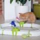 Ferplast Interaktives Spiel für Katzen LABYRINTH-Schaltung mit Frühlingsspielzeug, Katzenspielzeug inklusive Leuchtkugel, 72 x 40 cm Ferplast Interaktives Spiel für Katzen LABYRINTH-Schaltung mit Frühlingsspielzeug, Katzenspielzeug inklusive Leuchtkugel, 72 x 40 cm