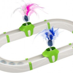 Ferplast Interaktives Spiel für Katzen TURBINE Katzenspielzeug mit Leichtem Ball, Modular, 72 x 40 cm Ferplast Interaktives Spiel für Katzen TURBINE Katzenspielzeug mit Leichtem Ball, Modular, 72 x 40 cm