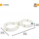 Ferplast Interaktives Spiel für Katzen TURBINE Katzenspielzeug mit Leichtem Ball, Modular, 72 x 40 cm Ferplast Interaktives Spiel für Katzen TURBINE Katzenspielzeug mit Leichtem Ball, Modular, 72 x 40 cm