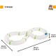 Ferplast Interaktives Spiel für Katzen TYPHON Katzenspielzeug, Modular Circuit, LED Luminous Ball enthalten Ferplast Interaktives Spiel für Katzen TYPHON Katzenspielzeug, Modular Circuit, LED Luminous Ball enthalten
