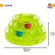 Ferplast Interaktives Spielzeug für Katzen TWISTER aus Kunststoff mit rutschfesten Füßen, 4 Schichten, 3 Kugeln inklusive, Ø 24,5 x 13 cm Ferplast Interaktives Spielzeug für Katzen TWISTER aus Kunststoff mit rutschfesten Füßen, 4 Schichten, 3 Kugeln inklusive, Ø 24,5 x 13 cm