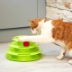 Ferplast Interaktives Spielzeug für Katzen TWISTER aus Kunststoff mit rutschfesten Füßen, 4 Schichten, 3 Kugeln inklusive, Ø 24,5 x 13 cm Ferplast Interaktives Spielzeug für Katzen TWISTER aus Kunststoff mit rutschfesten Füßen, 4 Schichten, 3 Kugeln inklusive, Ø 24,5 x 13 cm