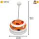 Ferplast Katzenspielzeug VERTIGO mit Plüsch, 2 Bälle, Rutschfeste Füße, kombinierbar, Ø 24 x 36,5 cm Ferplast Katzenspielzeug VERTIGO mit Plüsch, 2 Bälle, Rutschfeste Füße, kombinierbar, Ø 24 x 36,5 cm