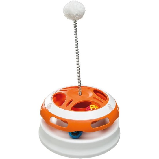 Ferplast Katzenspielzeug VERTIGO mit Plüsch, 2 Bälle, Rutschfeste Füße, kombinierbar, Ø 24 x 36,5 cm Ferplast Katzenspielzeug VERTIGO mit Plüsch, 2 Bälle, Rutschfeste Füße, kombinierbar, Ø 24 x 36,5 cm