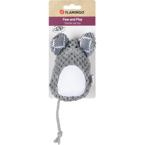 Flamingo Cat Toy Mazzo Mouse - Grey | Soft, Attractive & Fun! Flamingo Cat Toy Mazzo Mouse - Grey | Soft, Attractive & Fun!