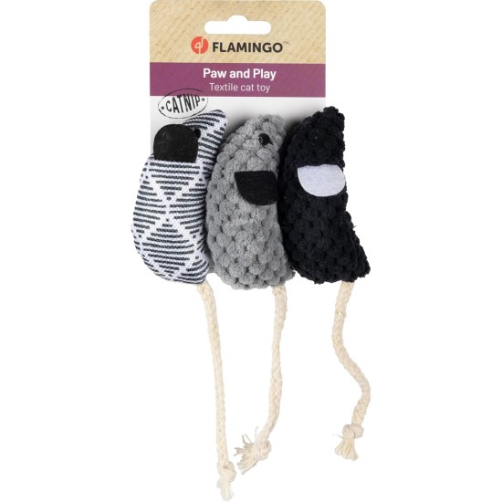 Flamingo Cat Toy Mazzo Mouse - Grey | Soft, Attractive & Fun! Flamingo Cat Toy Mazzo Mouse - Grey | Soft, Attractive & Fun!