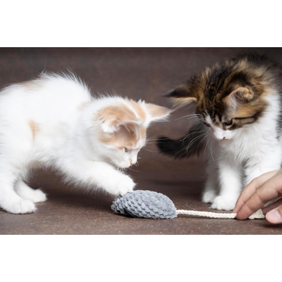 Flamingo Cat Toy Mazzo Mouse - Grey | Soft, Attractive & Fun! Flamingo Cat Toy Mazzo Mouse - Grey | Soft, Attractive & Fun!