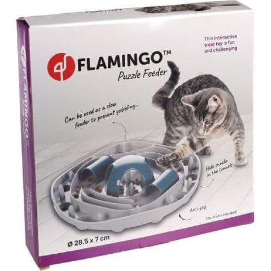 Flamingo KS Interactive Cat Toy Hanto Grey/Blue 28.5 x 7 cm Flamingo KS Interactive Cat Toy Hanto Grey/Blue 28.5 x 7 cm