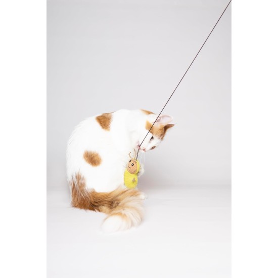 Flamingo Lemmo Insect Cat Toy - Green | Interactive Toy for Cats Flamingo Lemmo Insect Cat Toy - Green | Interactive Toy for Cats