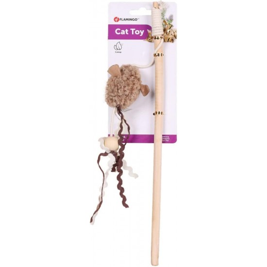 Flamingo Pet Products - 1 Suava fishing rod, 20 cm, cat toy, colour alé Flamingo Pet Products - 1 Suava fishing rod, 20 cm, cat toy, colour alé
