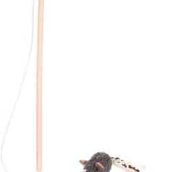 Flamingo Pet Products - 1 Suava fishing rod, 20 cm, cat toy, colour alé Flamingo Pet Products - 1 Suava fishing rod, 20 cm, cat toy, colour alé