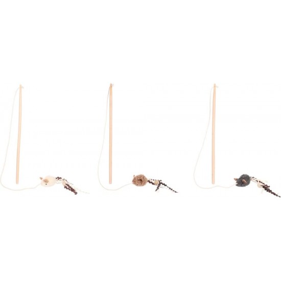 Flamingo Pet Products - 1 Suava fishing rod, 20 cm, cat toy, colour alé Flamingo Pet Products - 1 Suava fishing rod, 20 cm, cat toy, colour alé