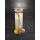 Flamingo Toy for Cat Justo Balls with Rope Brown & Yellow - 25 x 9 x 4.5 cm - With Rattle Sound and Catnip Flamingo Toy for Cat Justo Balls with Rope Brown & Yellow - 25 x 9 x 4.5 cm - With Rattle Sound and Catnip