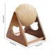 GDWD Cat Scratching Post with Wooden Base, Carpet, Ball and Pole - Playground and Sisal Board for Kittens GDWD Cat Scratching Post with Wooden Base, Carpet, Ball and Pole - Playground and Sisal Board for Kittens