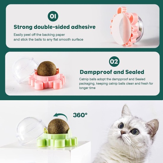 GEFIRE YA2Q Pet Toy Colourful Bell Ball, Acrylic GEFIRE YA2Q Pet Toy Colourful Bell Ball, Acrylic