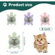GEFIRE YA2Q Pet Toy Colourful Bell Ball, Acrylic GEFIRE YA2Q Pet Toy Colourful Bell Ball, Acrylic
