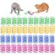 GEFIRE YA2Q Pet Toy Colourful Bell Ball, Acrylic GEFIRE YA2Q Pet Toy Colourful Bell Ball, Acrylic