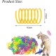 GEFIRE YA2Q Pet Toy Colourful Bell Ball, Acrylic GEFIRE YA2Q Pet Toy Colourful Bell Ball, Acrylic
