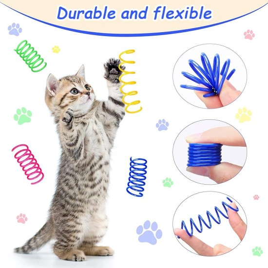 GEFIRE YA2Q Pet Toy Colourful Bell Ball, Acrylic GEFIRE YA2Q Pet Toy Colourful Bell Ball, Acrylic