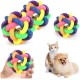 GEFIRE YA2Q Pet Toy Colourful Bell Ball, Acrylic GEFIRE YA2Q Pet Toy Colourful Bell Ball, Acrylic