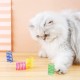 GEFIRE YA2Q Pet Toy Colourful Bell Ball, Acrylic GEFIRE YA2Q Pet Toy Colourful Bell Ball, Acrylic