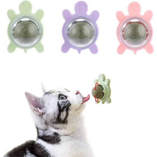 GEFIRE YA2Q Pet Toy Colourful Bell Ball, Acrylic GEFIRE YA2Q Pet Toy Colourful Bell Ball, Acrylic