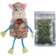 GiGwi, Katzenspielzeug, wiederverwendbar, Schaf, gefüllt mit Katzenminze, langlebig und sicher, stimuliert das Spielen und Erkunden, Einheitsgröße, weiß, Modell Catnip GiGwi, Katzenspielzeug, wiederverwendbar, Schaf, gefüllt mit Katzenminze, langlebig und sicher, stimuliert das Spielen und Erkunden, Einheitsgröße, weiß, Modell Catnip