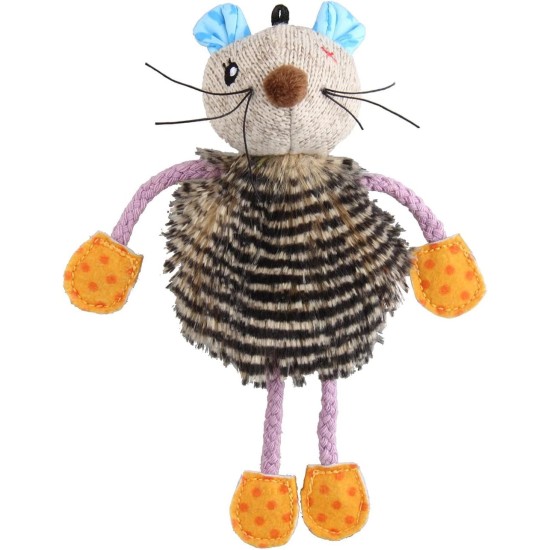 GiGwi, Katzenspielzeug, wiederverwendbar, Schaf, gefüllt mit Katzenminze, langlebig und sicher, stimuliert das Spielen und Erkunden, Einheitsgröße, weiß, Modell Catnip GiGwi, Katzenspielzeug, wiederverwendbar, Schaf, gefüllt mit Katzenminze, langlebig und sicher, stimuliert das Spielen und Erkunden, Einheitsgröße, weiß, Modell Catnip