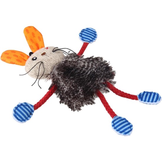 GiGwi, Reusable Sheep Cat Toy Stuffed with Catnip Durable and Safe Stimulates Play and Explore One Size White Model Catnip GiGwi, Reusable Sheep Cat Toy Stuffed with Catnip Durable and Safe Stimulates Play and Explore One Size White Model Catnip