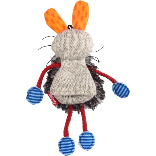 GiGwi, Reusable Sheep Cat Toy Stuffed with Catnip Durable and Safe Stimulates Play and Explore One Size White Model Catnip GiGwi, Reusable Sheep Cat Toy Stuffed with Catnip Durable and Safe Stimulates Play and Explore One Size White Model Catnip