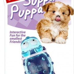 GiGwi Suppa Puppa Cat Shape Puppy Toy, Blue/Purple GiGwi Suppa Puppa Cat Shape Puppy Toy, Blue/Purple