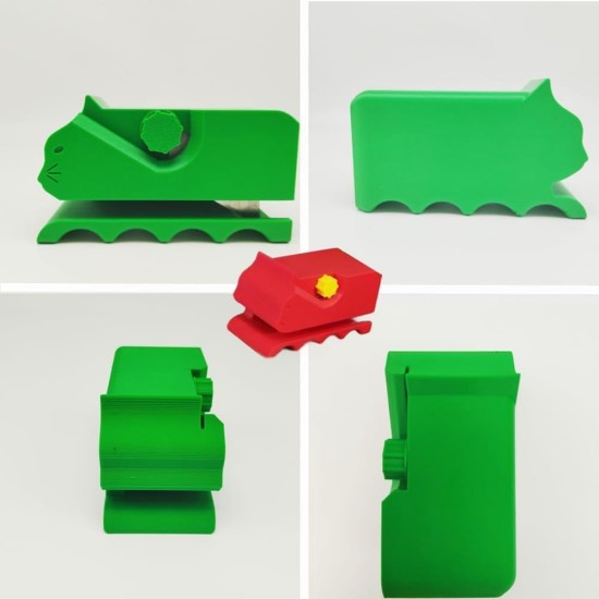 Gokoti Cardboard Cutter for Cat Scratching Posts, 3D Printed Hand-Held Cardboard Cutter for Recycling, DIY Cardboard Strips for Cat Scratching Posts Gokoti Cardboard Cutter for Cat Scratching Posts, 3D Printed Hand-Held Cardboard Cutter for Recycling, DIY Cardboard Strips for Cat Scratching Posts