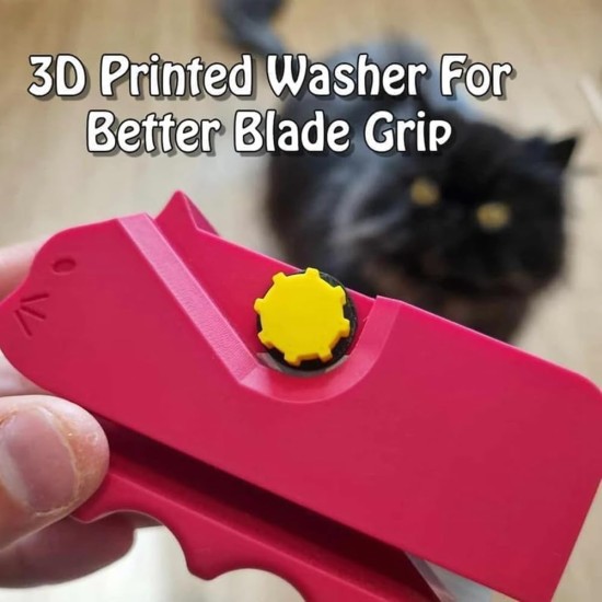 Gokoti Cardboard Cutter for Cat Scratching Posts, 3D Printed Hand-Held Cardboard Cutter for Recycling, DIY Cardboard Strips for Cat Scratching Posts Gokoti Cardboard Cutter for Cat Scratching Posts, 3D Printed Hand-Held Cardboard Cutter for Recycling, DIY Cardboard Strips for Cat Scratching Posts