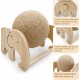 HYSHLC Cat Toy Sisal Ball, Cat Scratching Ball, Scratching Post, Scratching Ball, Sisal Ball, Large, Playground and Tripod, Sisal Ball Cat for Dogs, Kittens, Cats (Elephant Stand) HYSHLC Cat Toy Sisal Ball, Cat Scratching Ball, Scratching Post, Scratching Ball, Sisal Ball, Large, Playground and Tripod, Sisal Ball Cat for Dogs, Kittens, Cats (Elephant Stand)