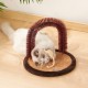 Happi N Pets Cat Scratching Post, Self-Care Device, Cat Massager, Cat Hair Brush for Grooming with Durable Cat Scratching Pad and Catnip, Interactive Mouse Toy for Kittens Happi N Pets Cat Scratching Post, Self-Care Device, Cat Massager, Cat Hair Brush for Grooming with Durable Cat Scratching Pad and Catnip, Interactive Mouse Toy for Kittens