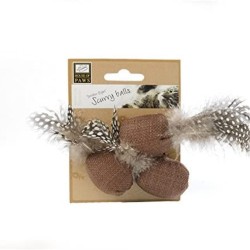 House Of Paws HP318 Feather Cat Toy, Pack of 3 House Of Paws HP318 Feather Cat Toy, Pack of 3