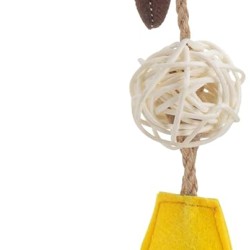 House of Paws Bird Head Feather Cat Toy House of Paws Bird Head Feather Cat Toy