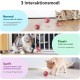 Interaktives Katzenspielzeug, Intelligenter Katzenball mit 3 Interaktionsmodi, Katzenspielzeug Ball Elektrisch mit LED-Leuchten, Automatisches Katzenspielzeug, Katzen Spielball für Katze,Grau Interaktives Katzenspielzeug, Intelligenter Katzenball mit 3 Interaktionsmodi, Katzenspielzeug Ball Elektrisch mit LED-Leuchten, Automatisches Katzenspielzeug, Katzen Spielball für Katze,Grau
