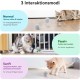 Interaktives Katzenspielzeug, Intelligenter Katzenball mit 3 Interaktionsmodi, Katzenspielzeug Ball Elektrisch mit LED-Leuchten, Automatisches Katzenspielzeug, Katzen Spielball für Katze,Grau Interaktives Katzenspielzeug, Intelligenter Katzenball mit 3 Interaktionsmodi, Katzenspielzeug Ball Elektrisch mit LED-Leuchten, Automatisches Katzenspielzeug, Katzen Spielball für Katze,Grau