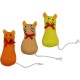 JACK AND VANILLA, Interactive Cat Toy, 11 cm, Stimulates Hunting Instinct, Non-Toxic Materials, Attractive Design, Easy to Clean, Ideal for All Ages - Bright Colours JACK AND VANILLA, Interactive Cat Toy, 11 cm, Stimulates Hunting Instinct, Non-Toxic Materials, Attractive Design, Easy to Clean, Ideal for All Ages - Bright Colours