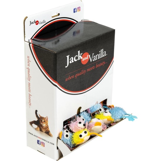 JACK AND VANILLA, Interactive Cat Toy Bird Shape Stimulating and Durable Size 5cm Ideal for Your Cat Well-being Model Cat Toy JACK AND VANILLA, Interactive Cat Toy Bird Shape Stimulating and Durable Size 5cm Ideal for Your Cat Well-being Model Cat Toy