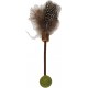 JACK AND VANILLA, Interactive Cat Toy Mouse with Catnip - Stimulates Hunting Instinct - Durable and Safe - 1.7" - Green/Brown Herbals JACK AND VANILLA, Interactive Cat Toy Mouse with Catnip - Stimulates Hunting Instinct - Durable and Safe - 1.7" - Green/Brown Herbals