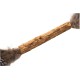 JACK AND VANILLA, Interactive Cat Toy with Matatabi Mouse and Feathers, Stimulates Hunting Instinct, 40 cm, Brown. Ideal for Active Play and Cat Well-being, Herbals Model